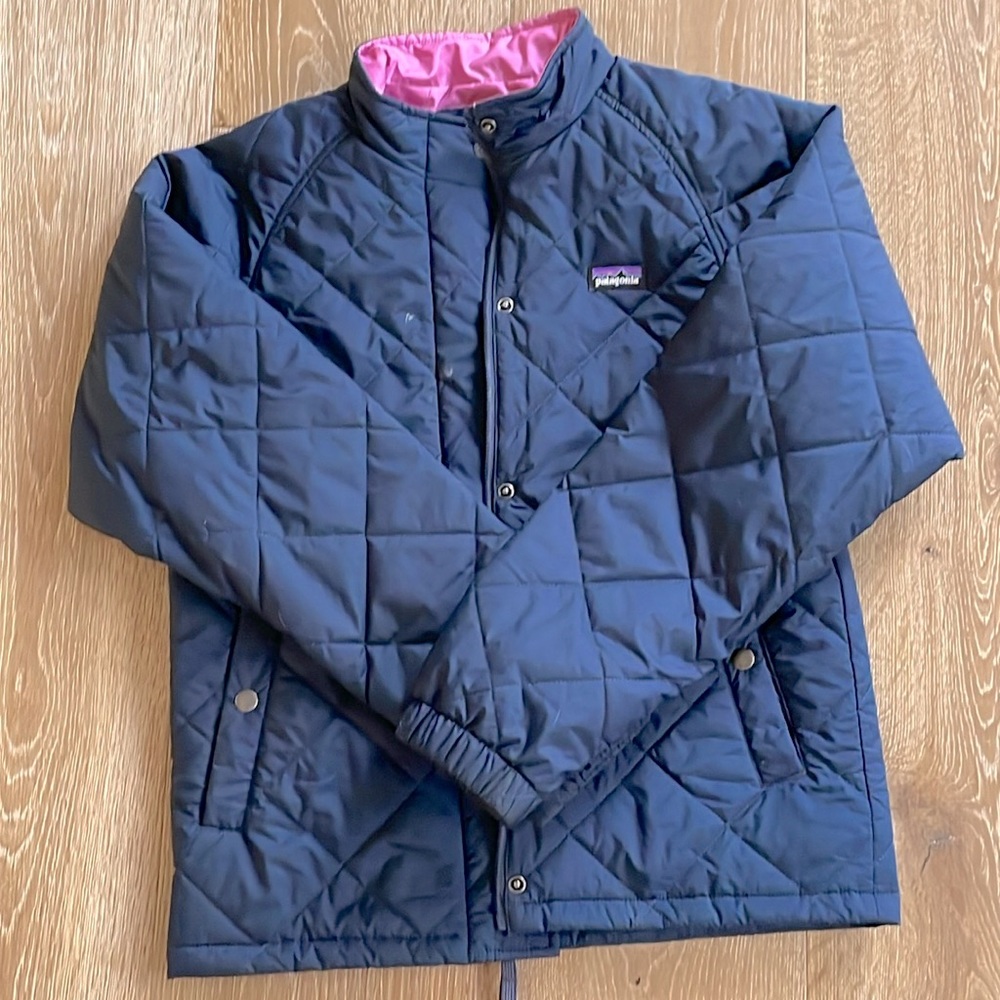Kids XL (14) Patagonia Jacket Navy Blue